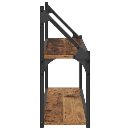 Scaffale da parete A parete Legno antico 80 x 21 x 51 cm