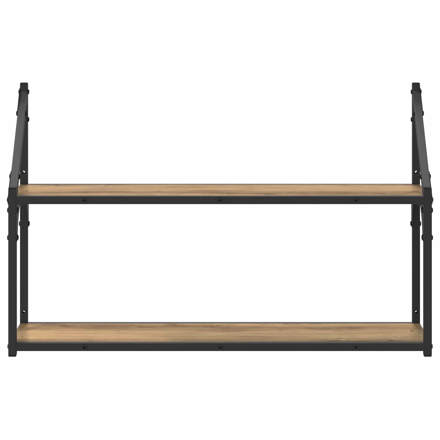 Scaffale da parete A parete Rovere artigianale 80 x 21 x 51 cm | homemem39