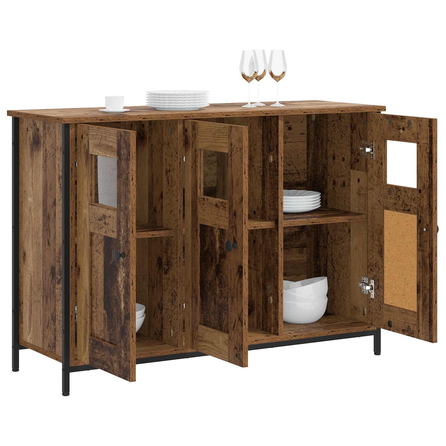 Credenza Legno antico 100 x 35 x 70 cm Legno ingegnerizzato