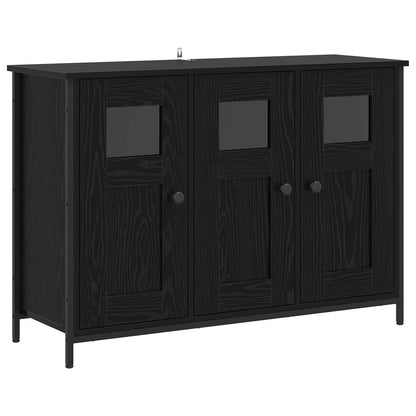 Credenza Rovere Nero 100 x 35 x 70 cm Legno ingegnerizzato | homemem39