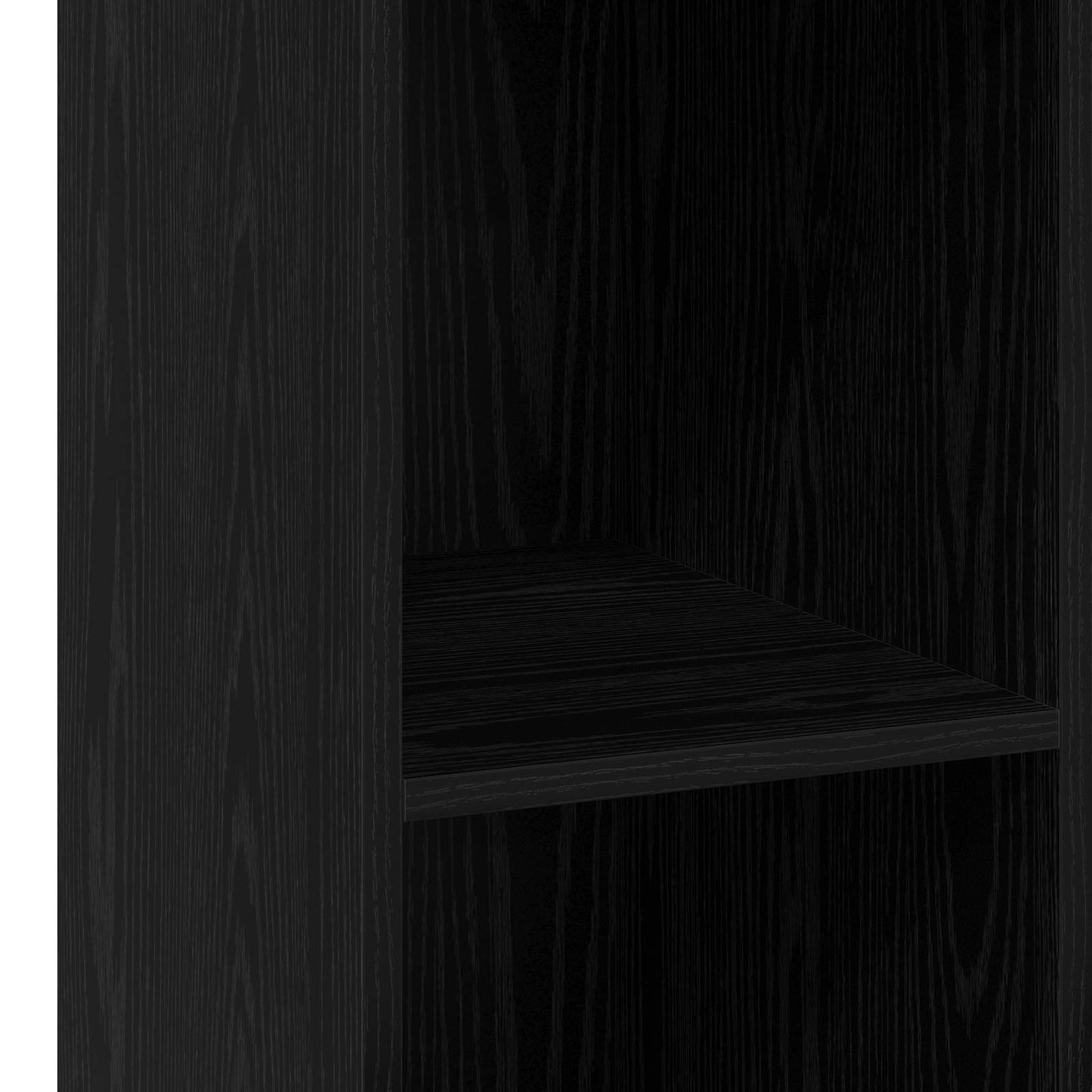 Credenza Rovere Nero 30 x 41 x 93 cm Legno ingegnerizzato