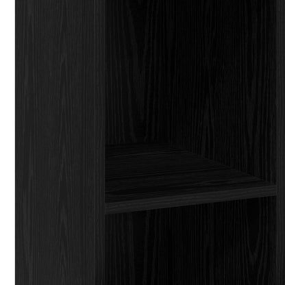 Credenza Rovere Nero 30 x 41 x 93 cm Legno ingegnerizzato