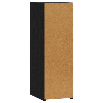 Credenza Rovere Nero 30 x 41 x 93 cm Legno ingegnerizzato