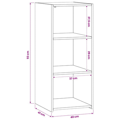 Credenza Legno antico 40 x 41 x 93 cm Legno ingegnerizzato