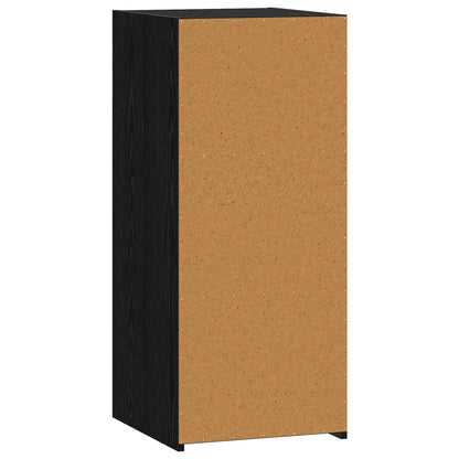Credenza Rovere Nero 40 x 41 x 93 cm Legno ingegnerizzato