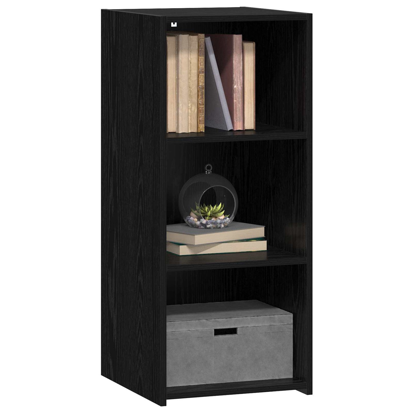 Credenza Rovere Nero 40 x 41 x 93 cm Legno ingegnerizzato