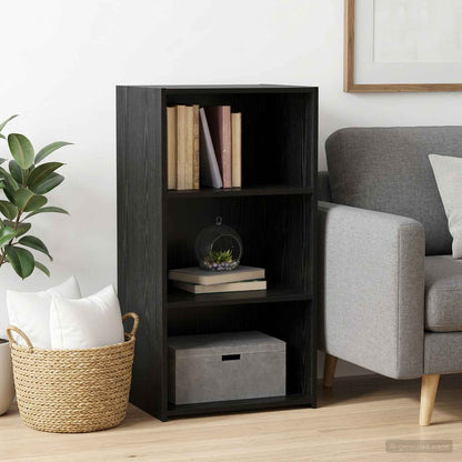 Credenza Rovere Nero 50 x 41 x 93 cm Legno ingegnerizzato