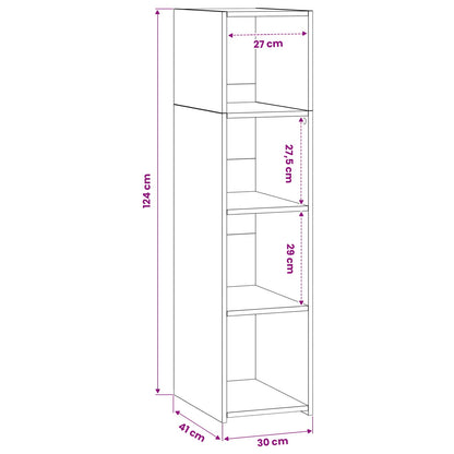 Credenza Legno antico 30 x 41 x 124 cm Legno ingegnerizzato