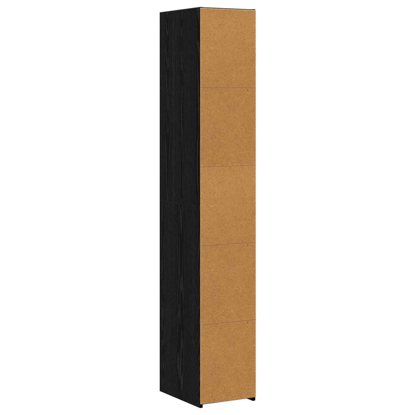 Credenza Rovere Nero 30 x 41 x 185 cm Legno ingegnerizzato