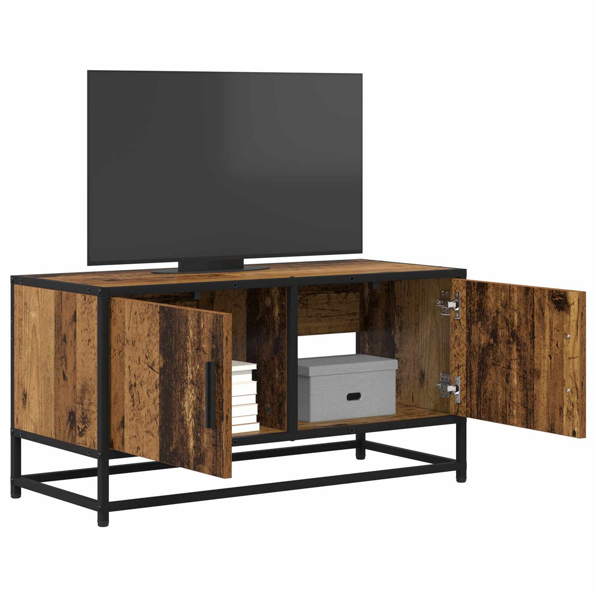 Mobile TV 80 x 34,5 x 40 cm Legno antico Legno ingegnerizzato - homemem39