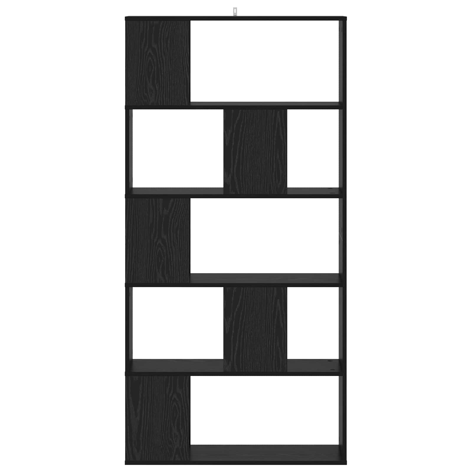 Libreria Rovere nero 80,5 x 23,5 x 162,5 cm PB | homemem39