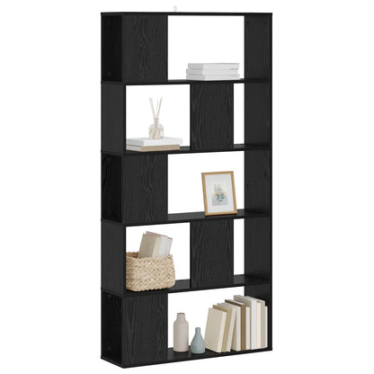 Libreria Rovere nero 80,5 x 23,5 x 162,5 cm PB | homemem39