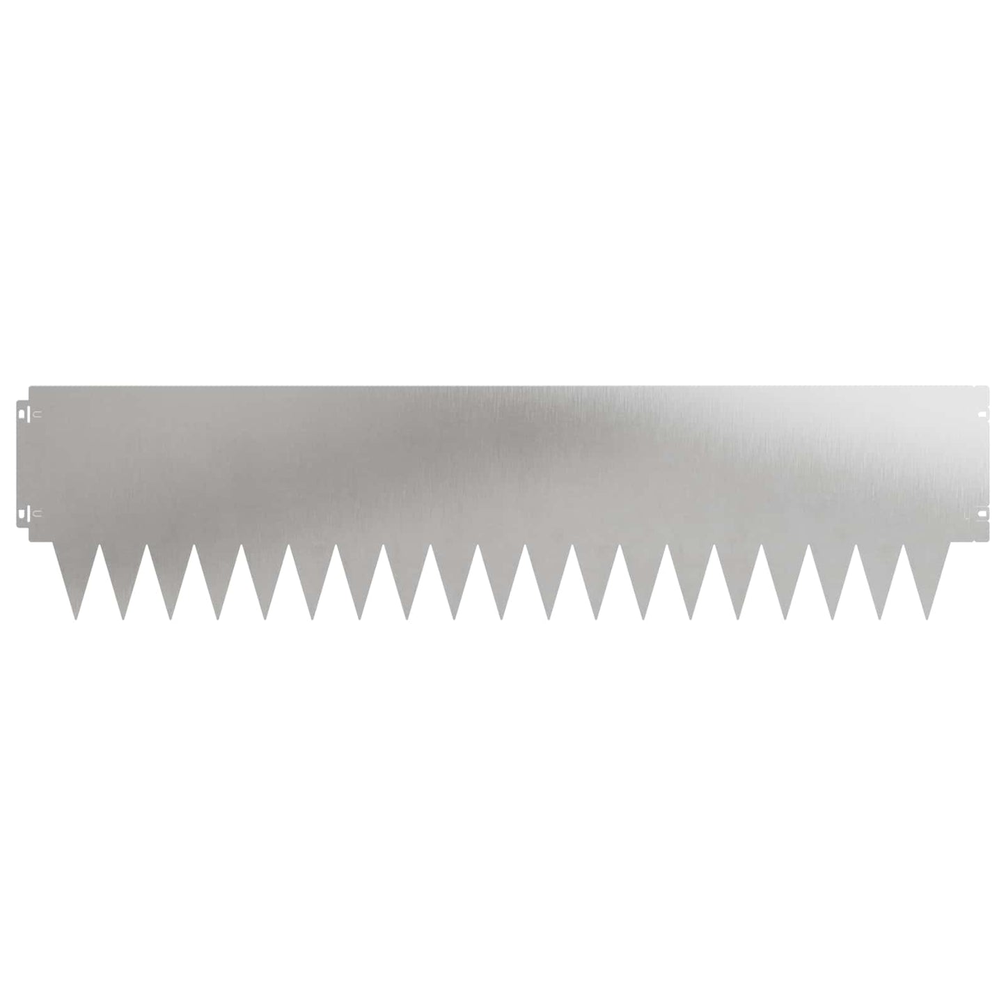 Bordura per Prato 30 pcs 103 x 25 cm metallo Argento | homemem39