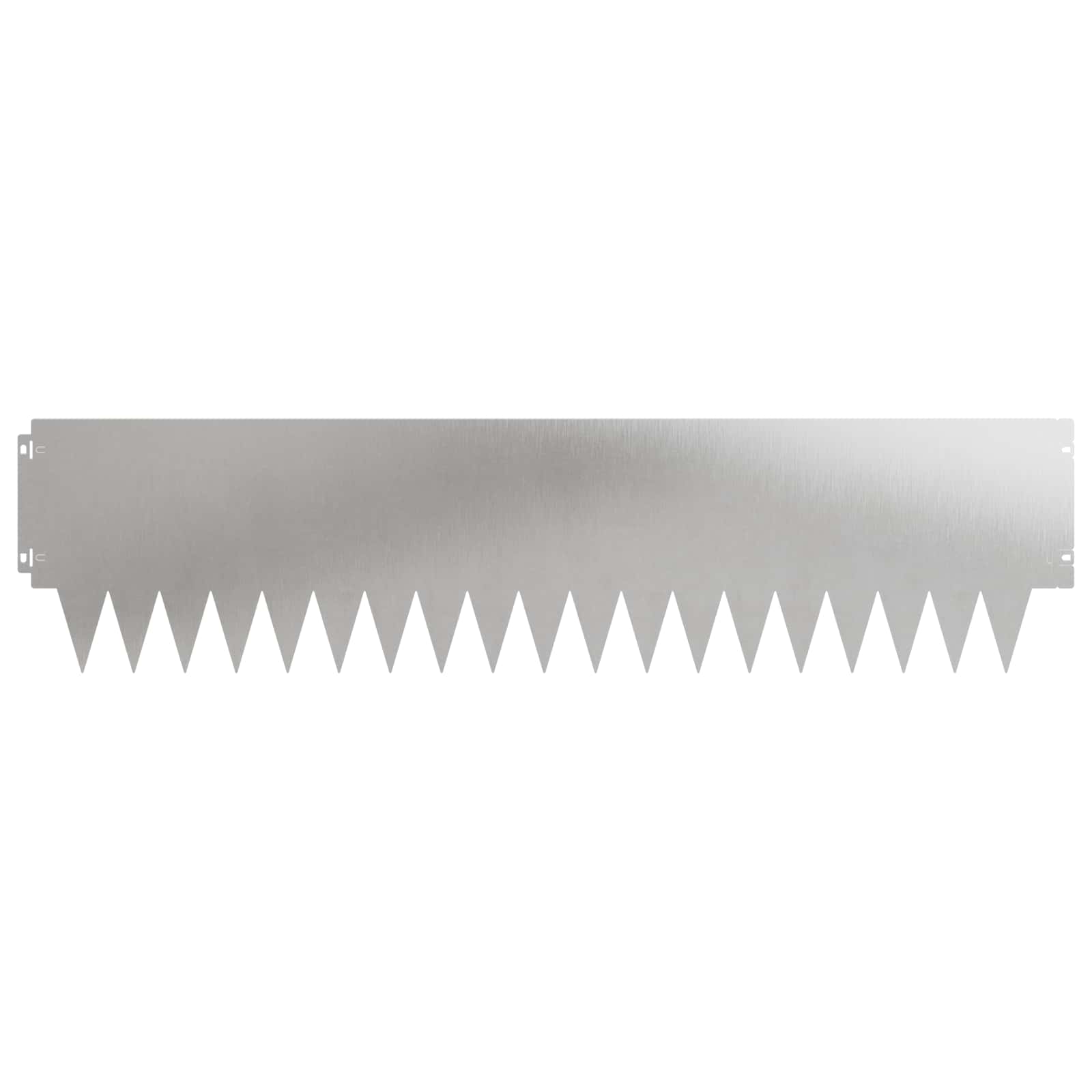 Bordura per Prato 30 pcs 103 x 25 cm metallo Argento | homemem39