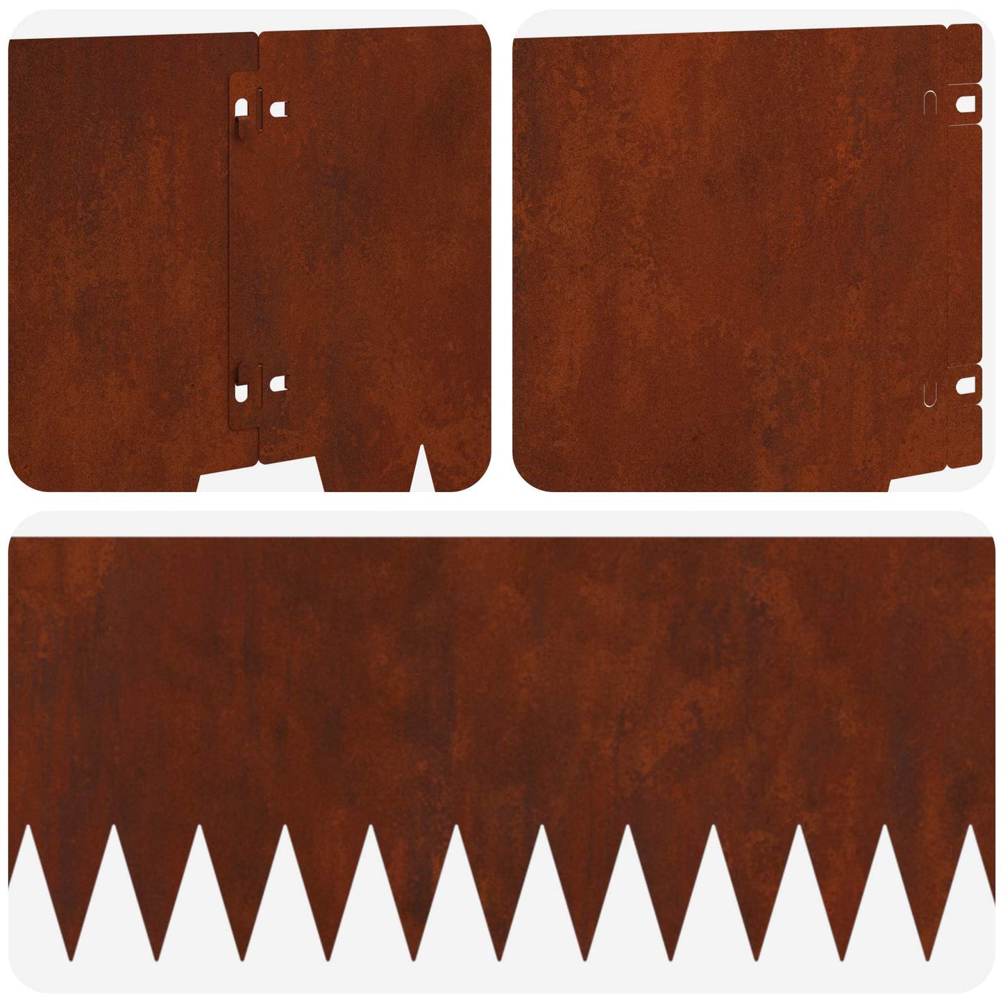Bordura per Prato 10 pcs metallo | homemem39