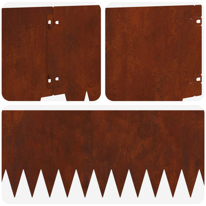 Bordura per Prato 30 pcs metallo | homemem39