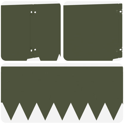 Bordura per Prato 10 pcs metallo | homemem39