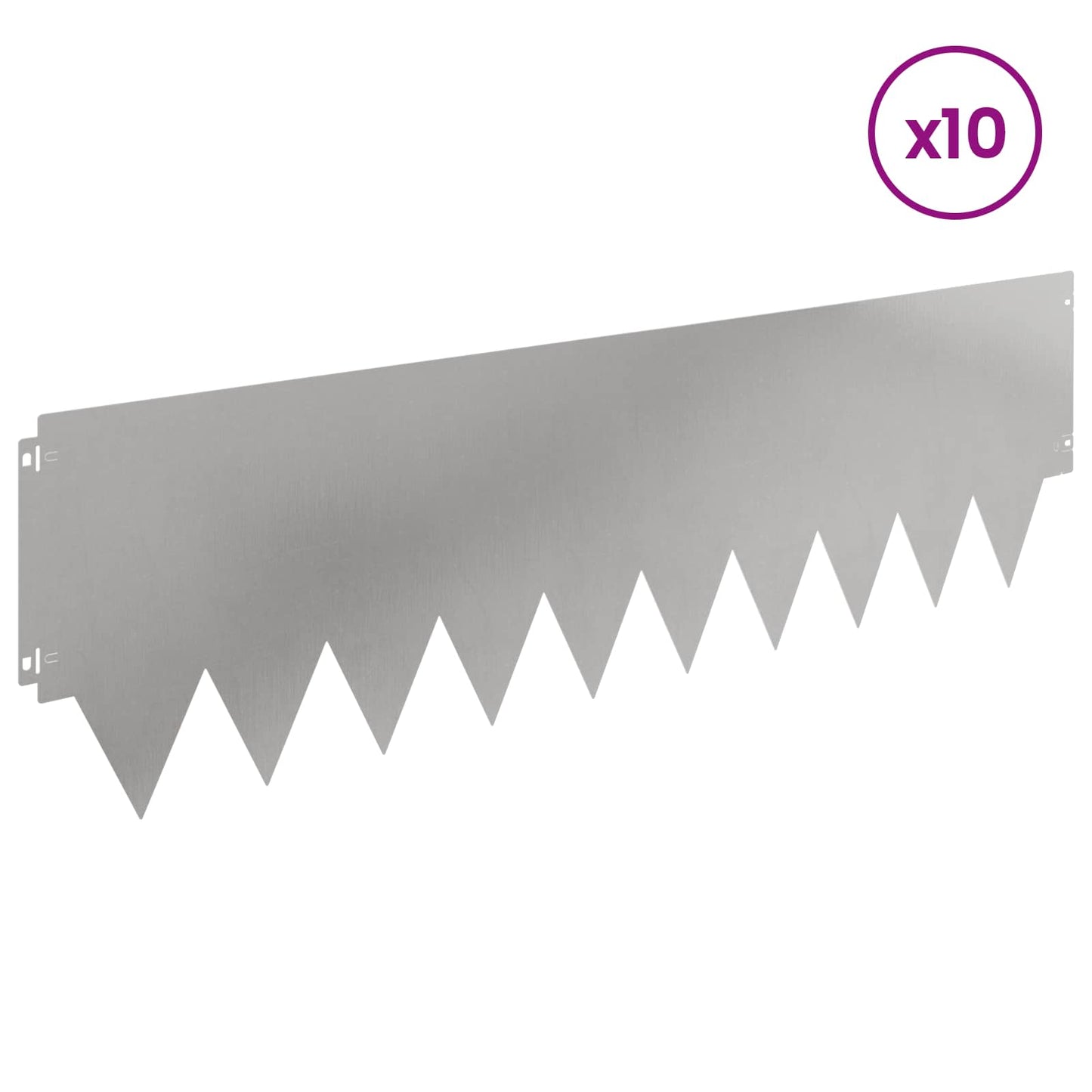 Bordura per Prato 10 pcs metallo | homemem39