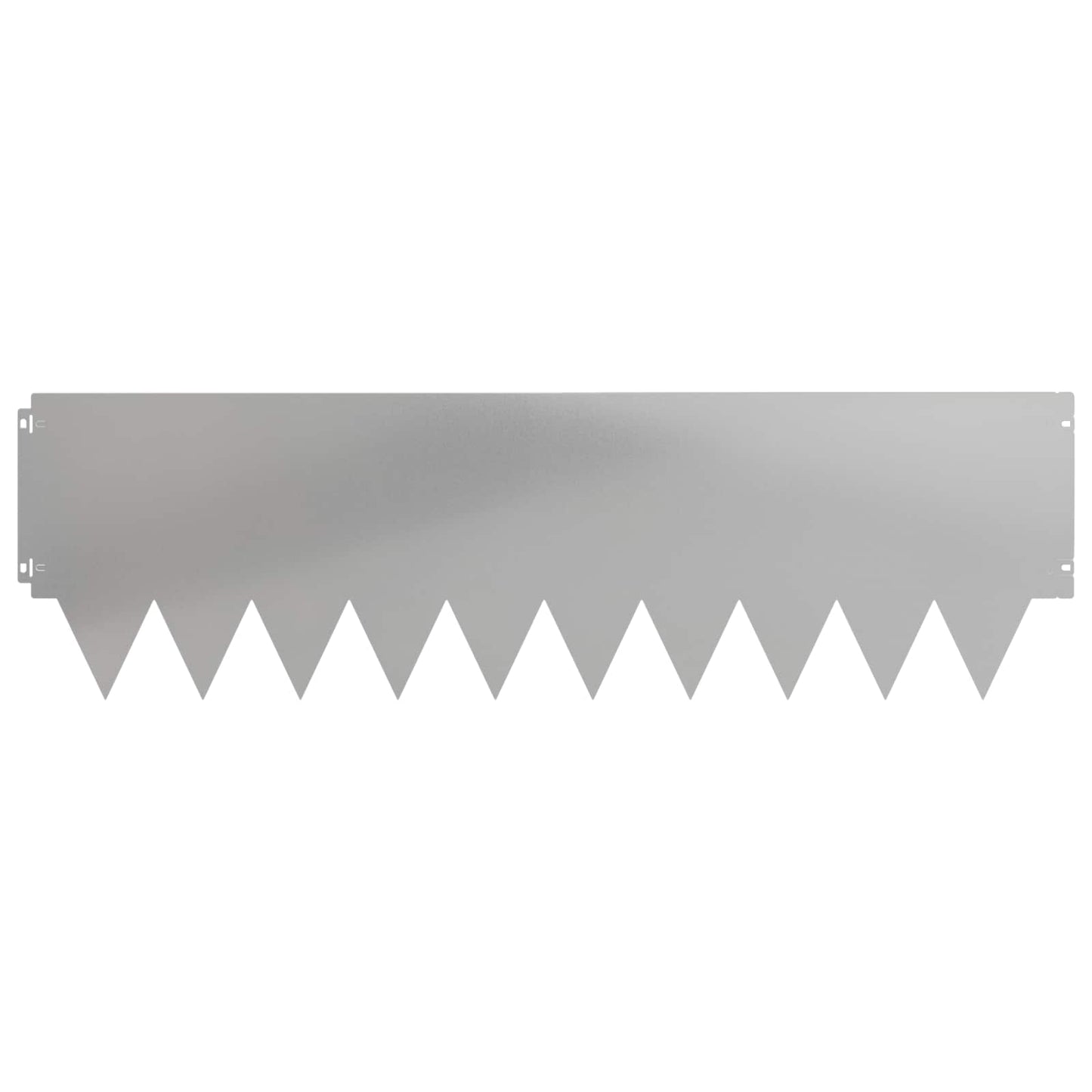 Bordura per Prato 20 pcs 103 x 30 cm metallo Argento | homemem39