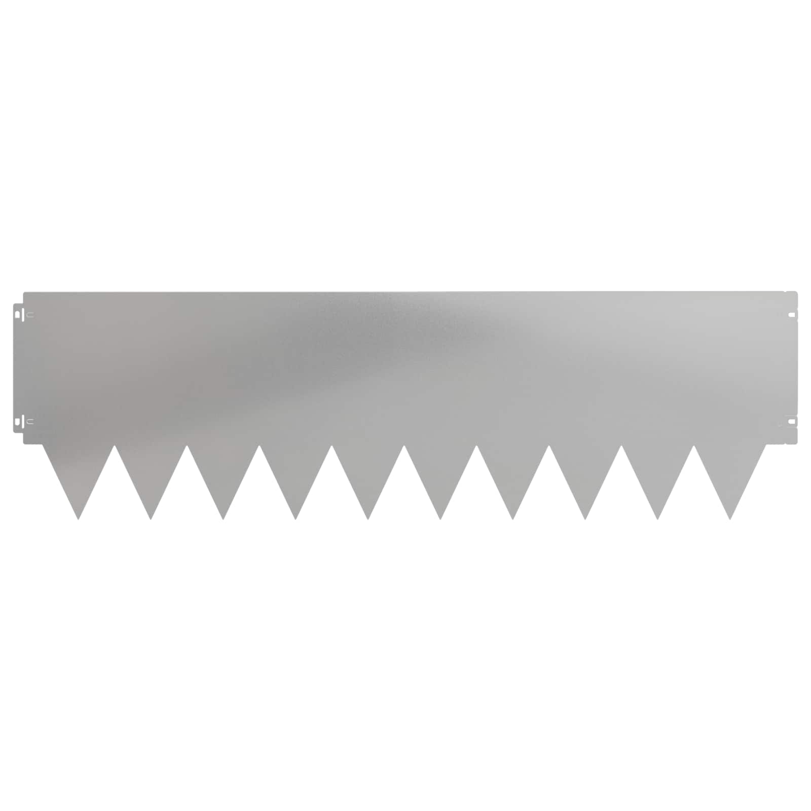 Bordura per Prato 20 pcs 103 x 30 cm metallo Argento | homemem39
