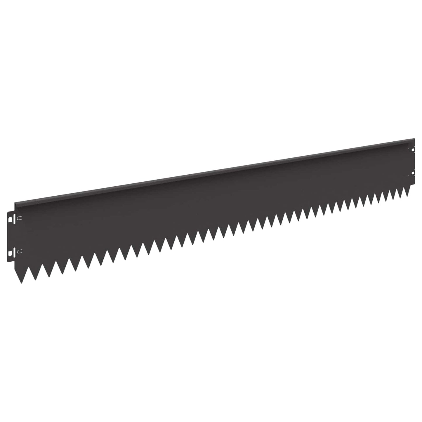 Bordura per Prato 20 pcs 103 x 15 cm Acciaio Nero | homemem39