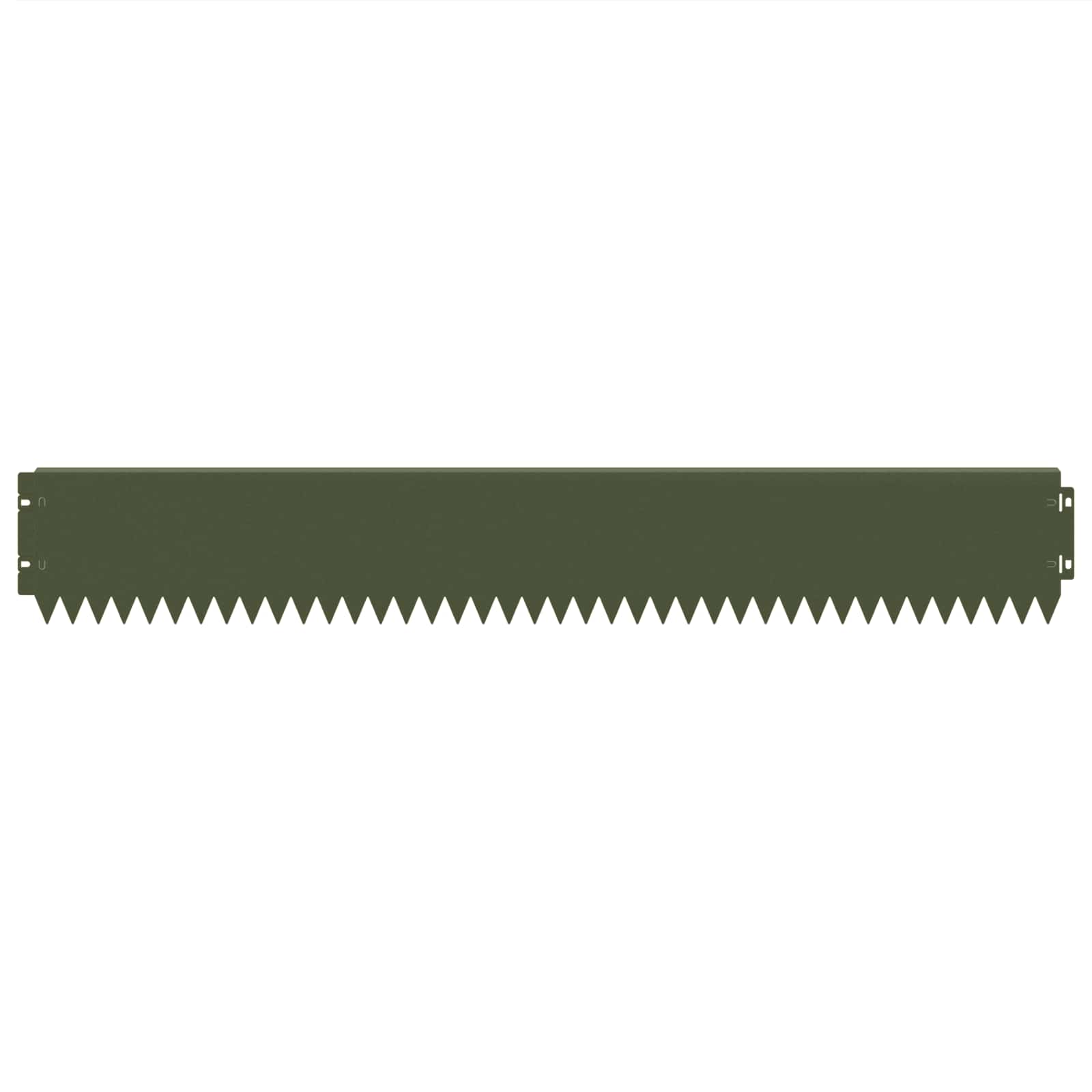 Bordura per Prato 10 pcs 103 x 15 cm Acciaio Verde Oliva | homemem39
