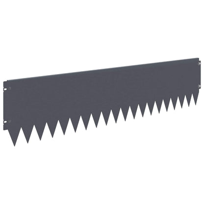 Bordura per Prato 20 pcs 103 x 25 cm Acciaio Antracite | homemem39
