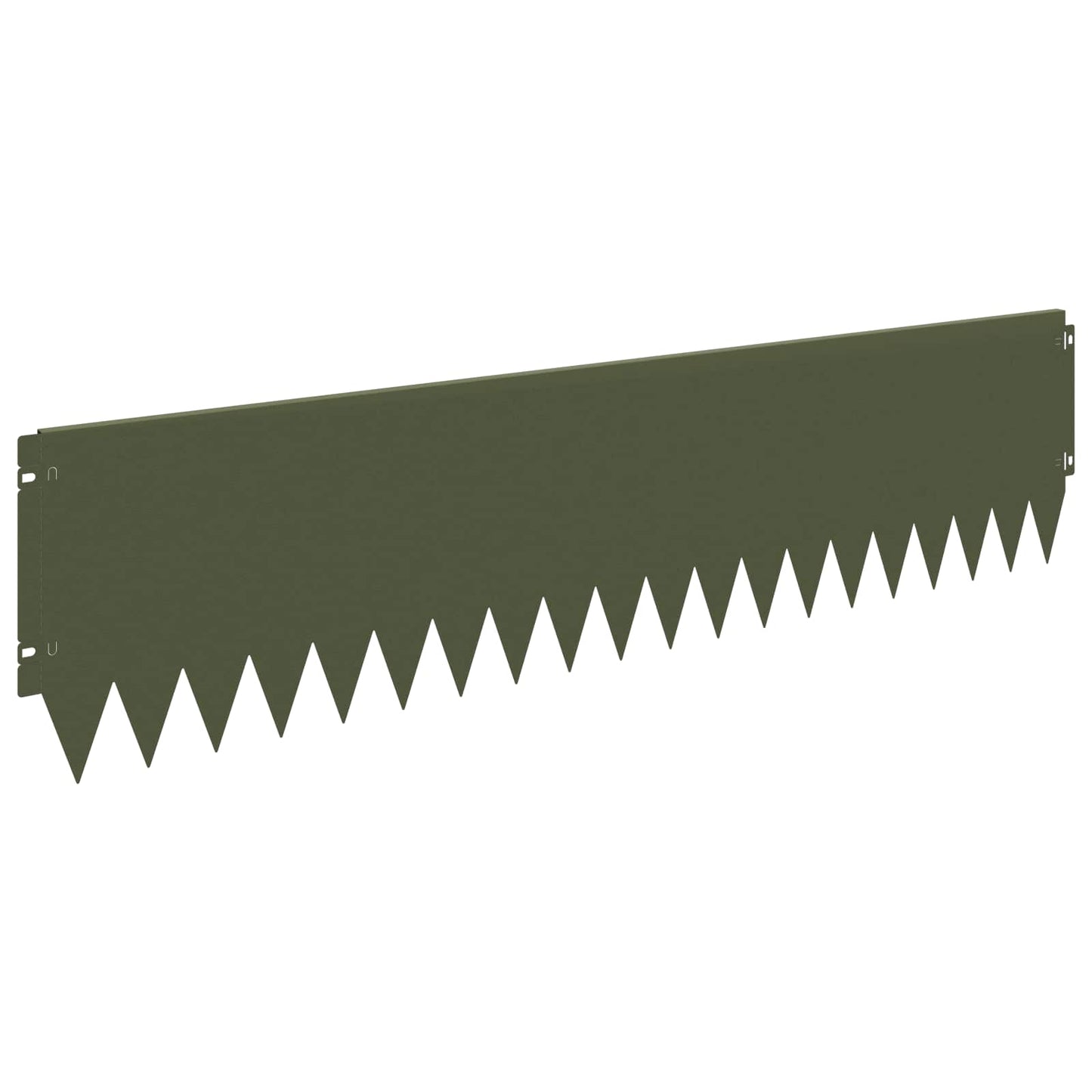 Bordura per Prato 20 pcs 103 x 25 cm Acciaio Verde Oliva | homemem39