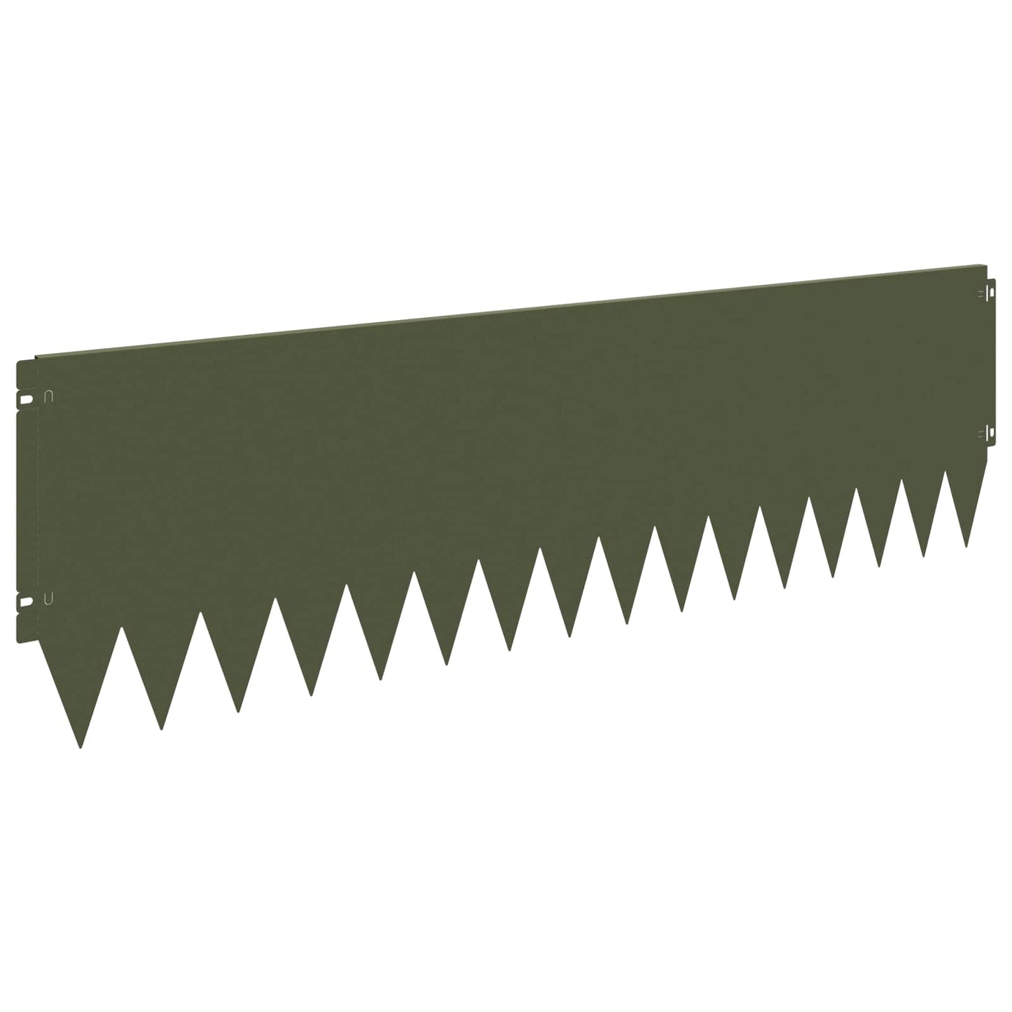 Bordura per Prato 20 pcs 103 x 30 cm Acciaio Verde Oliva | homemem39