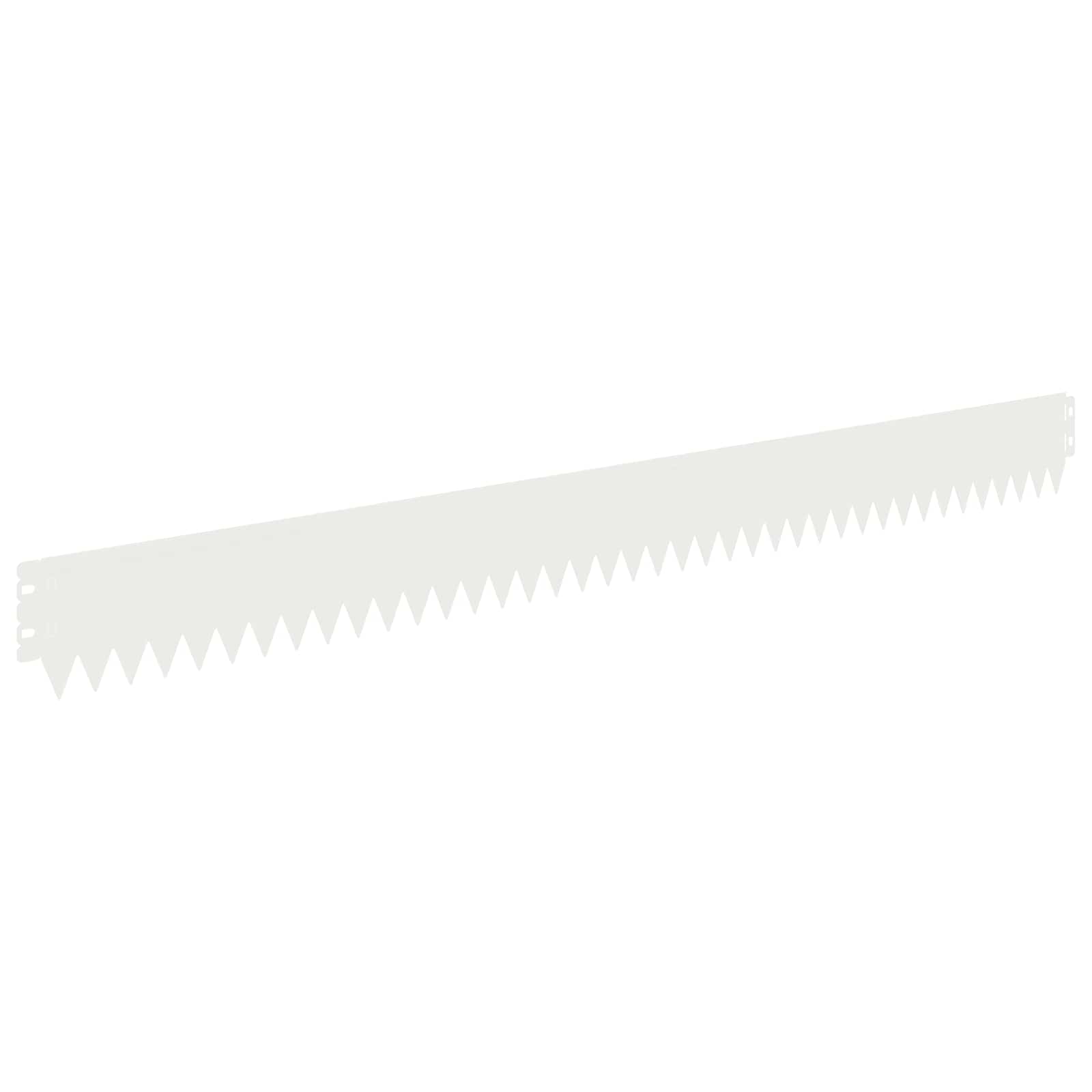 Bordura per Prato 10 pcs 103 x 10 cm Acciaio Bianco | homemem39