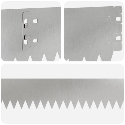 Bordura per Prato 10 pcs 103 x 10 cm Acciaio Argento | homemem39