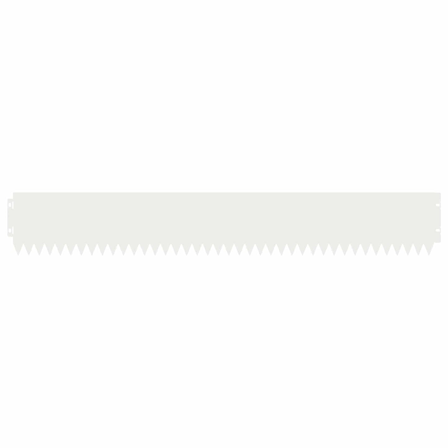 Bordura per Prato 20 pcs 103 x 15 cm Acciaio Bianco | homemem39