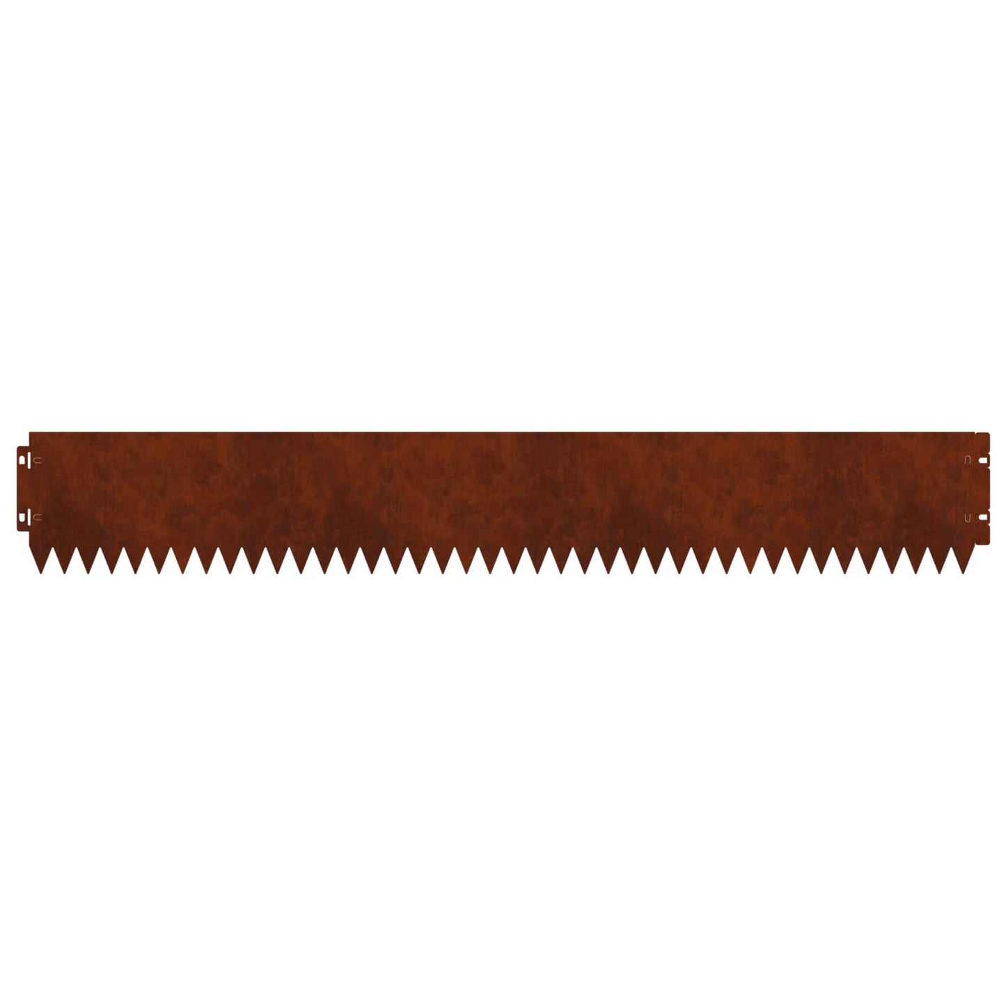 Bordura per Prato 10 pcs 103 x 15 cm Acciaio Ruggine | homemem39