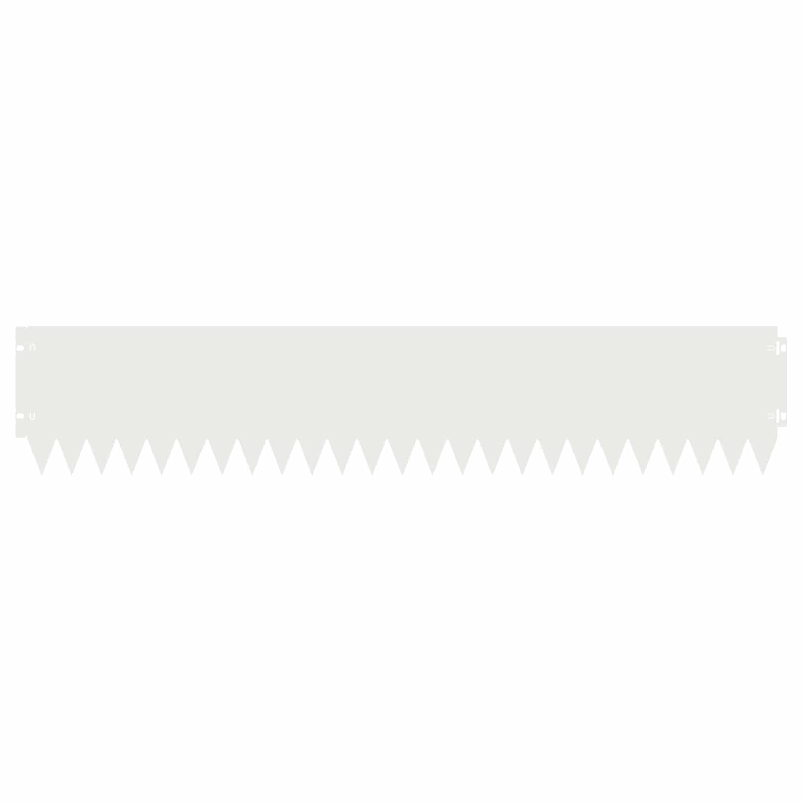 Bordura per Prato 30 pcs 103 x 20 cm Acciaio Bianco | homemem39