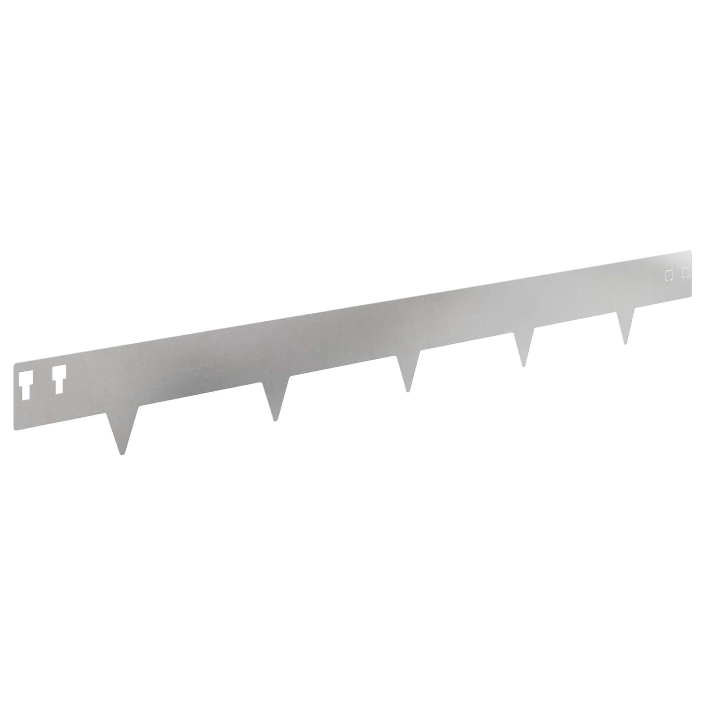 Bordura per Prato 30 pcs 100 x 12 cm Acciaio Argento | homemem39