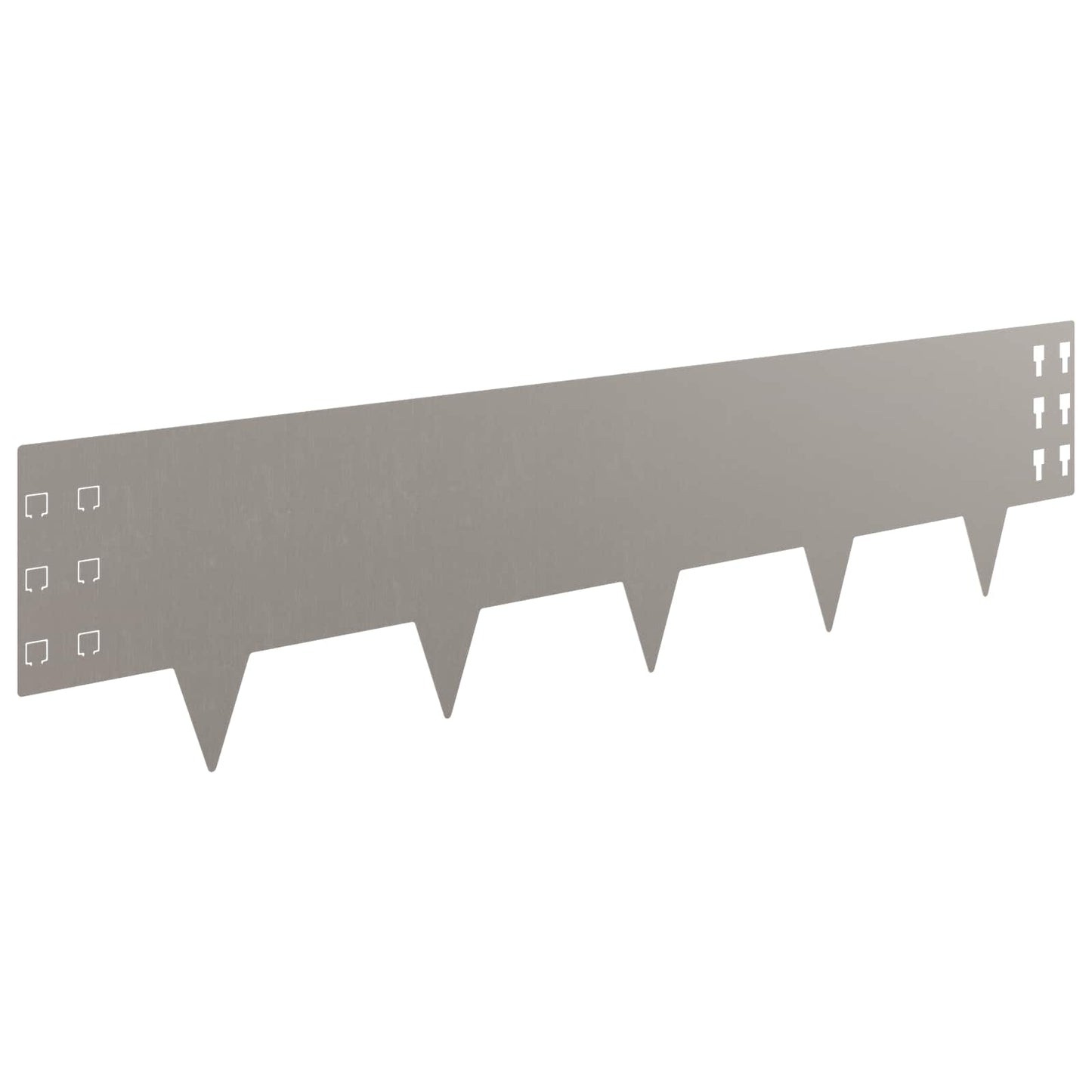 Bordura per Prato 30 pcs 100 x 25 cm Acciaio Ruggine | homemem39