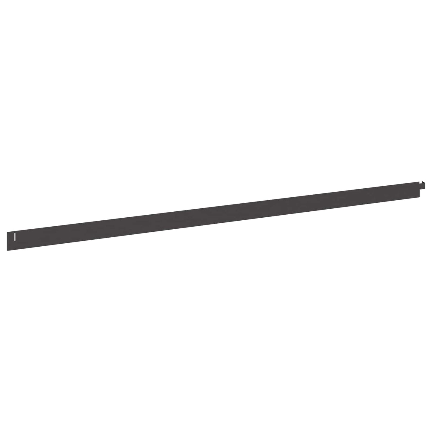 Bordura per Prato 20 pcs 102 x 4 x 4 cm Acciaio Nero | homemem39