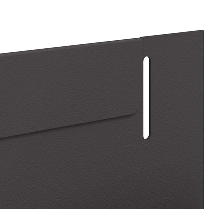 Bordura per Prato 30 pcs 102 x 4 x 4 cm Acciaio Nero | homemem39