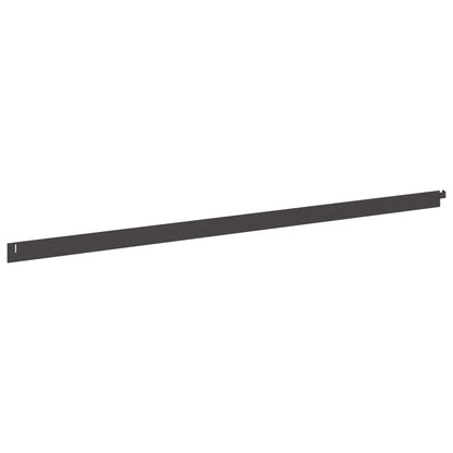 Bordura per Prato 30 pcs 102 x 4 x 4 cm Acciaio Nero | homemem39