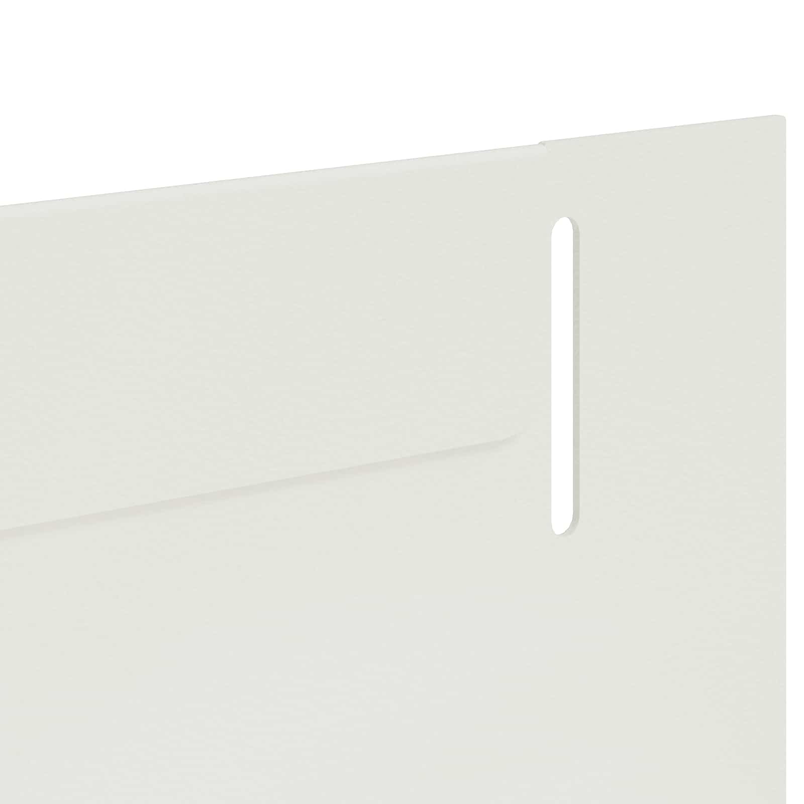 Bordura per Prato 10 pcs 102 x 4 x 4 cm Acciaio Bianco | homemem39