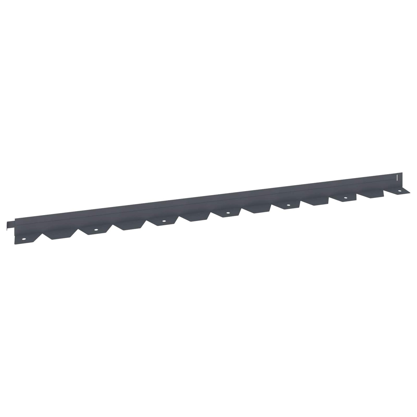 Bordura per Prato 10 pcs 102 x 4 x 4 cm Acciaio Antracite | homemem39