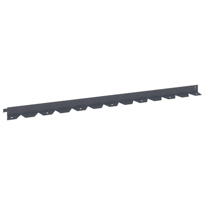Bordura per Prato 10 pcs 102 x 4 x 4 cm Acciaio Antracite | homemem39