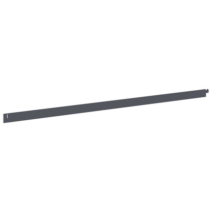 Bordura per Prato 20 pcs 102 x 4 x 4 cm Acciaio Antracite | homemem39