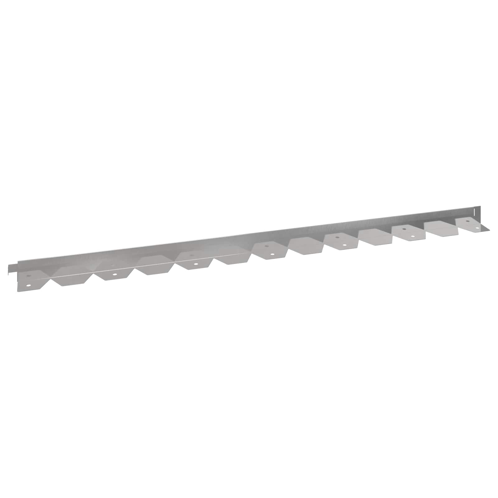 Bordura per Prato 20 pcs 102 x 4 x 4 cm Acciaio Argento | homemem39