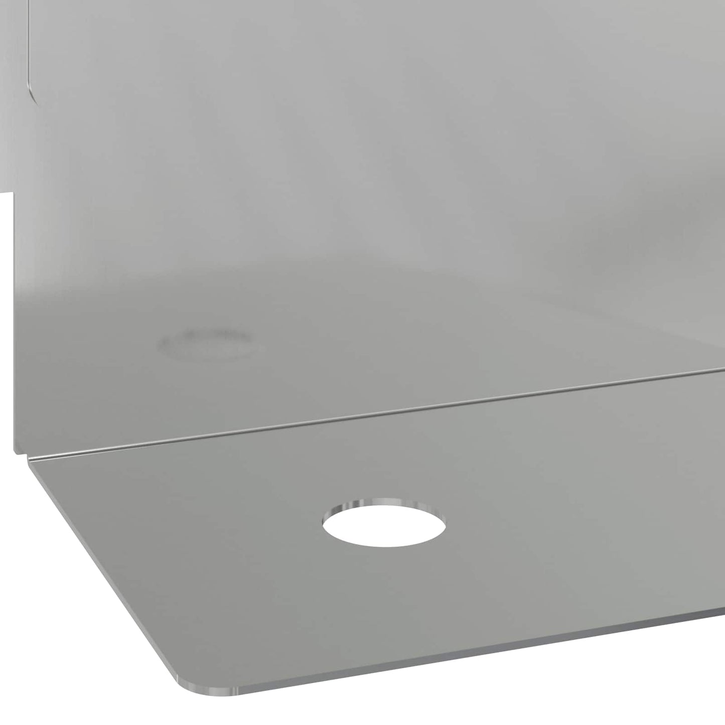 Bordura per Prato 10 pcs 102 x 4 x 4 cm Acciaio Argento | homemem39