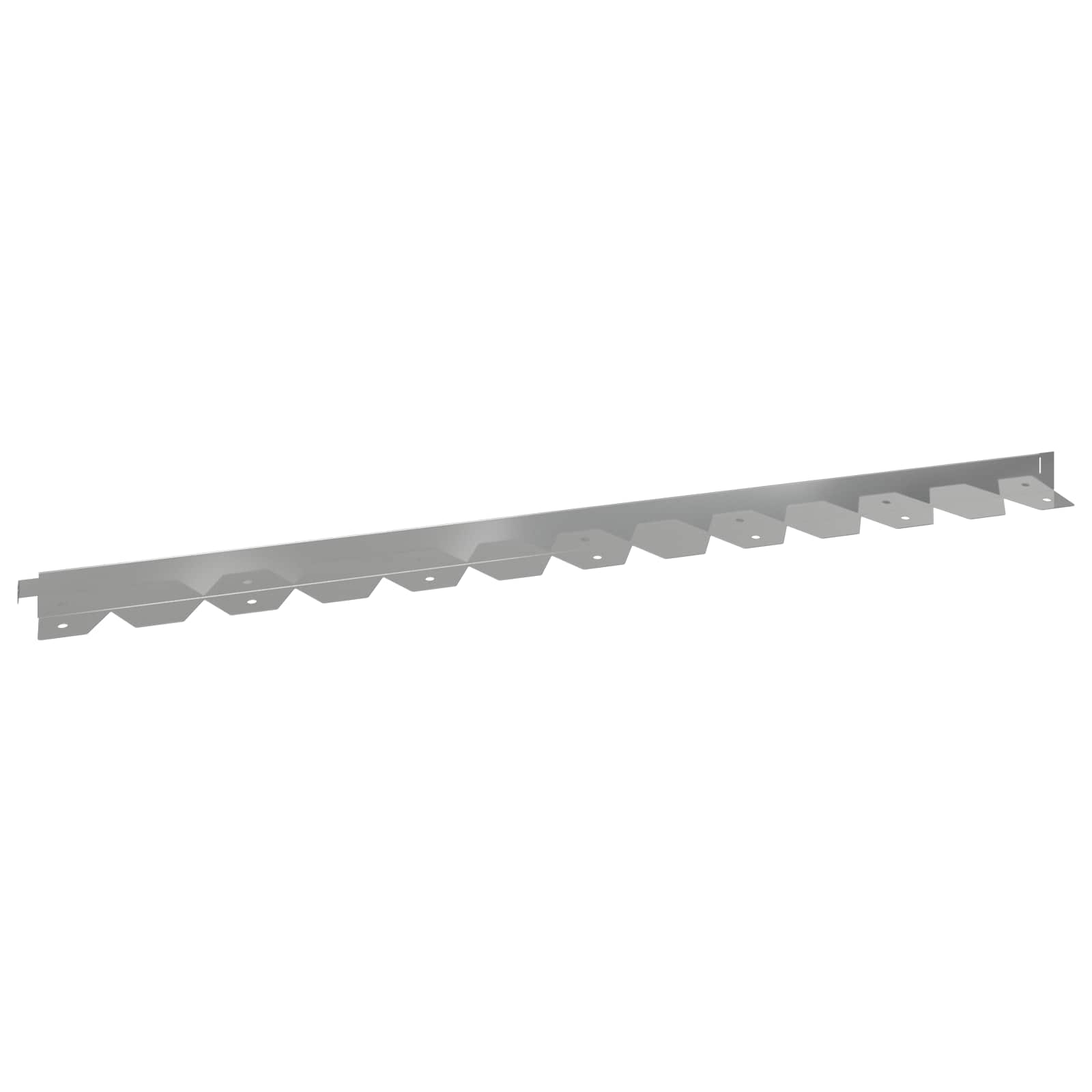 Bordura per Prato 20 pcs 102 x 4 x 4 cm Acciaio Argento | homemem39