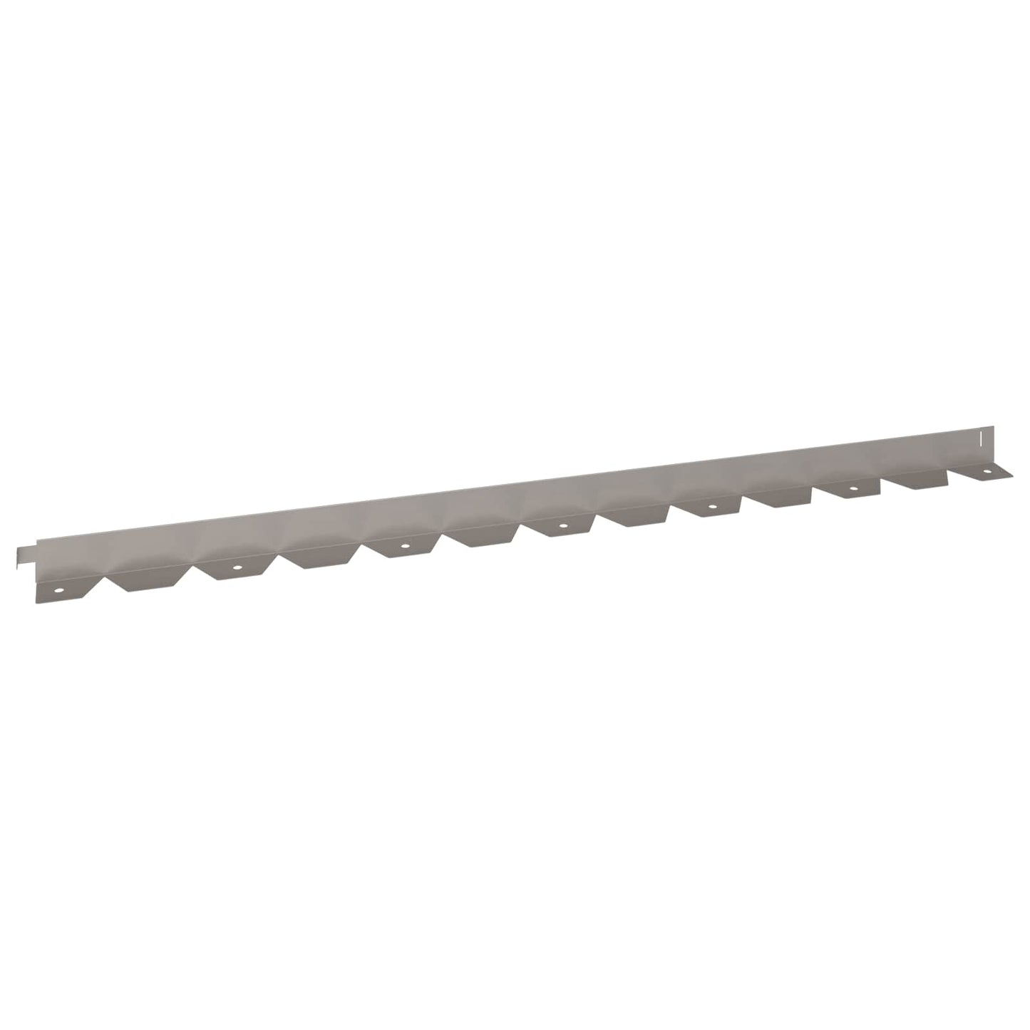 Bordura per Prato 10 pcs 102 x 4 x 4 cm Acciaio Ruggine | homemem39