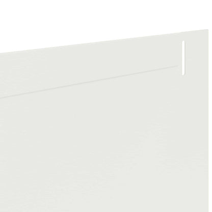 Bordura per Prato 10 pcs 102 x 10 x 4 cm Acciaio Bianco | homemem39