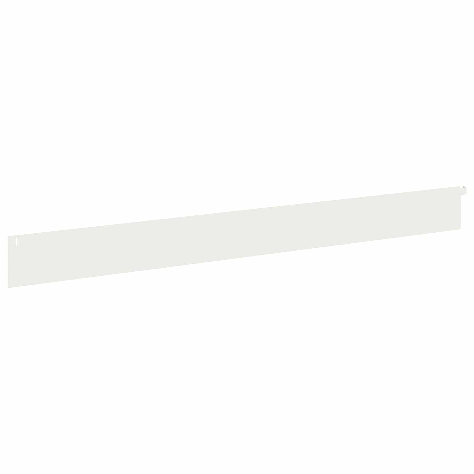 Bordura per Prato 10 pcs 102 x 10 x 4 cm Acciaio Bianco | homemem39
