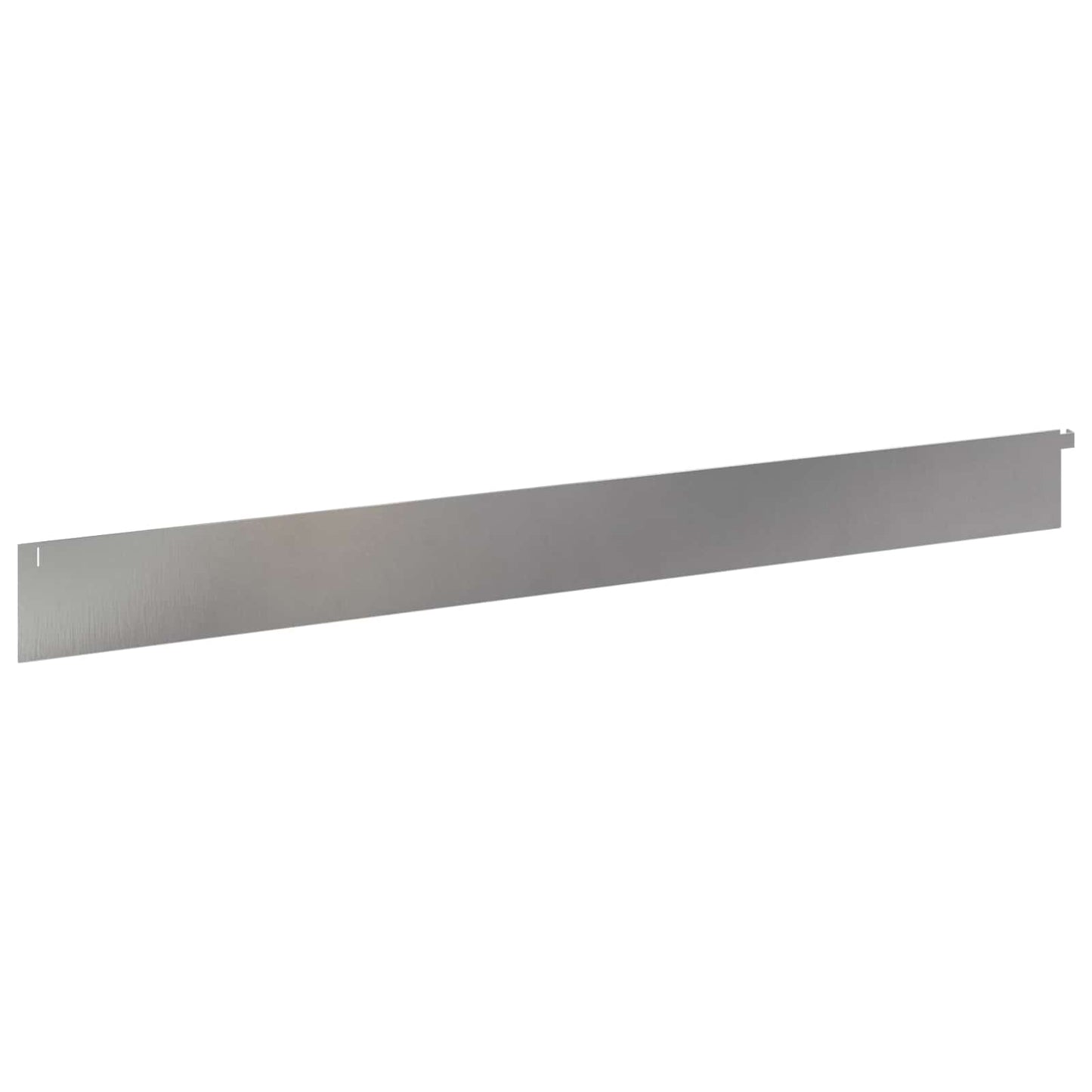 Bordura per Prato 10 pcs 102 x 10 x 4 cm Acciaio Argento | homemem39